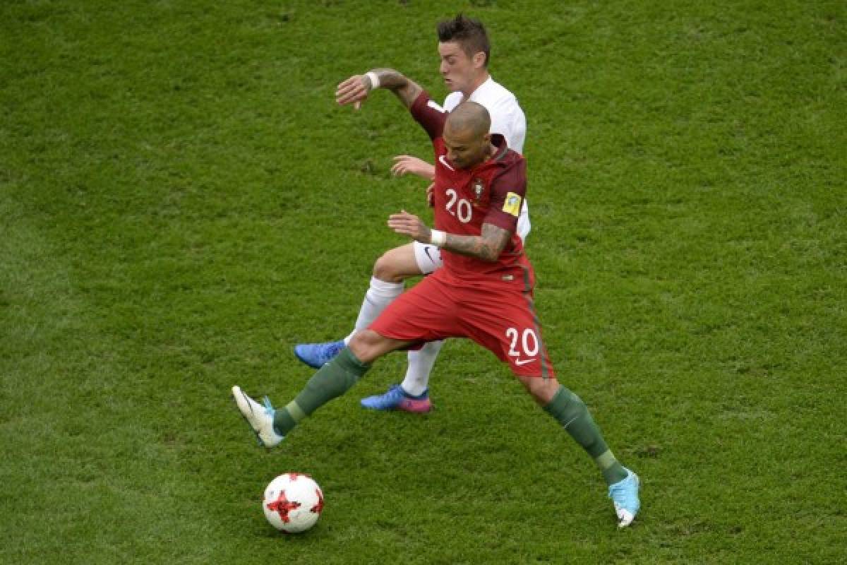 La campeona de Europa, Portugal, clasificó a semifinales en la Copa Confederaciones