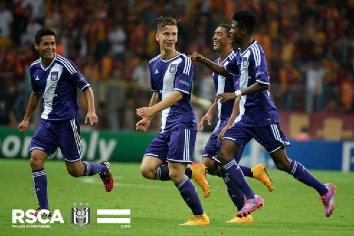 Galatasaray le roba el triunfo al Anderlecht de Andy Nájar
