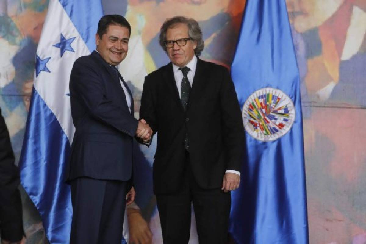 Hernández y secretario de la OEA conocen labor de facilitadores judiciales
