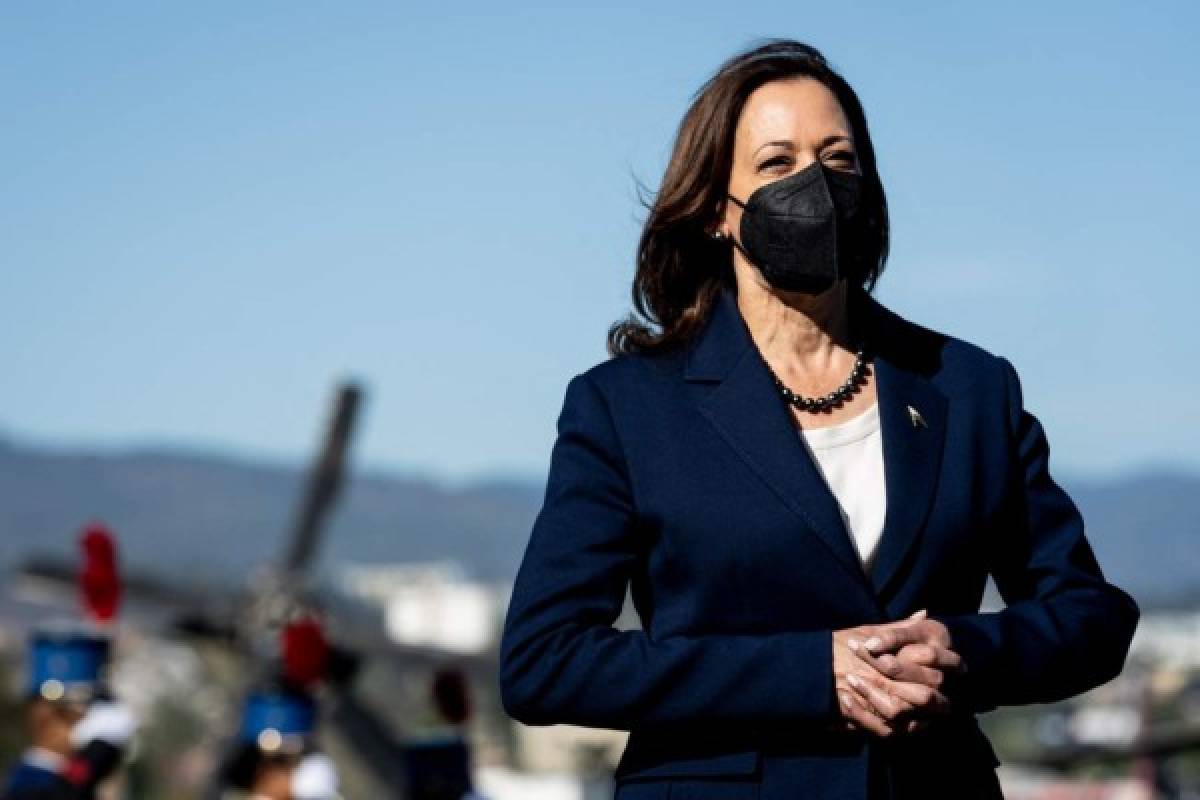 Así fue la llegada de Kamala Harris a Honduras para la toma de posesión