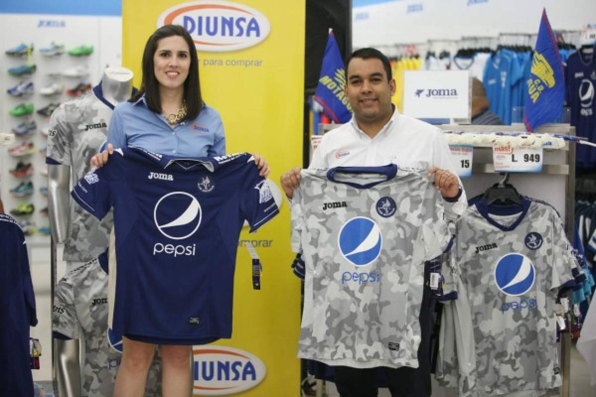 Diunsa develó la nueva piel de Motagua