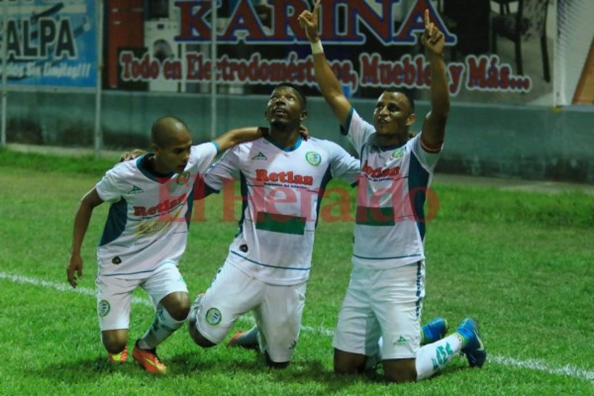 Juticalpa FC venció 2-0 a Marathón en el Juan Ramón Brevé Vargas