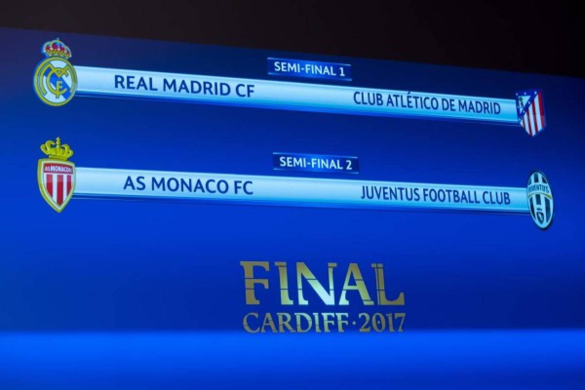 Real Madrid-Atlético y Mónaco-Juventus serán las semifinales de la Liga de Campeones