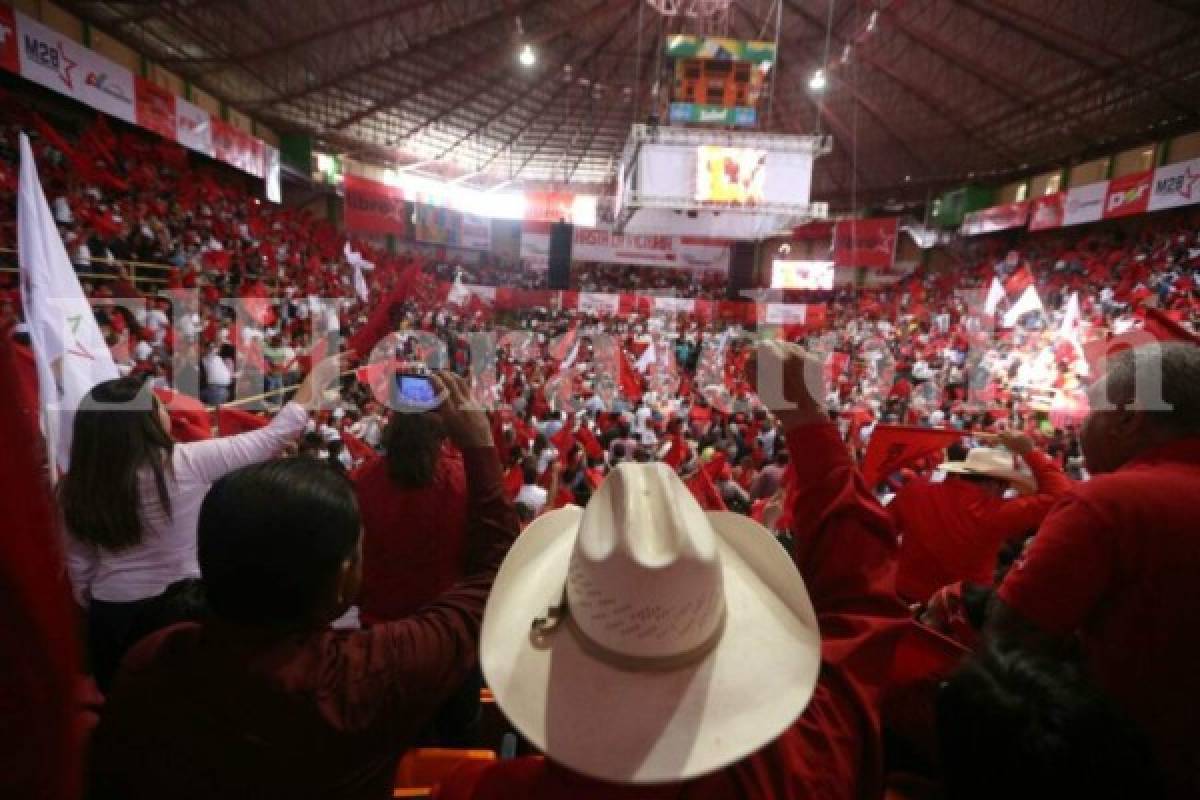 Una multitud llenó el Coliseum Nacional de Ingenieros durante la Asamblea Nacional Berta Cáceres (Foto: Jonhny Magallanes/ El Heraldo Honduras/ Noticias de Honduras)