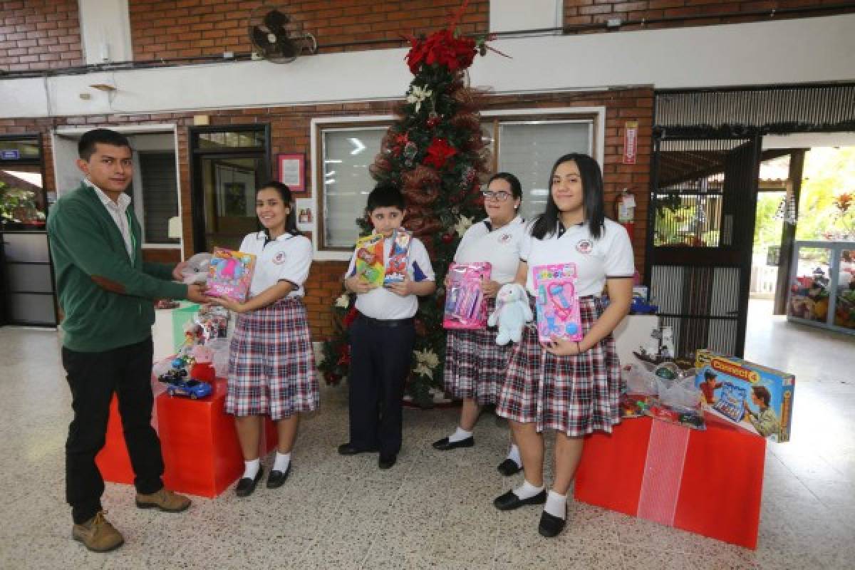 Niños de la Dowal School se suman a la campaña solidaria