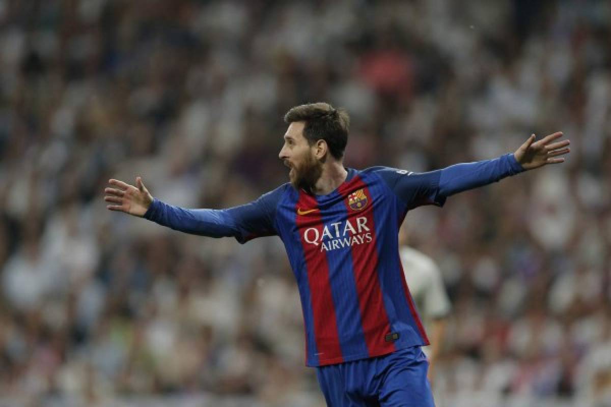 Lionel Andrés Messi anotó dos goles ante el Real Madrid (Foto: AP)