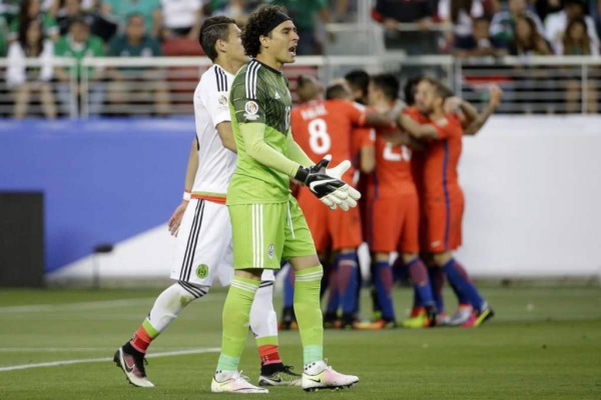 México en Copa América Centenario. Protagonizó uno de sus mayores ridículos al caer 7-0 ante Chile en los cuartos de final.