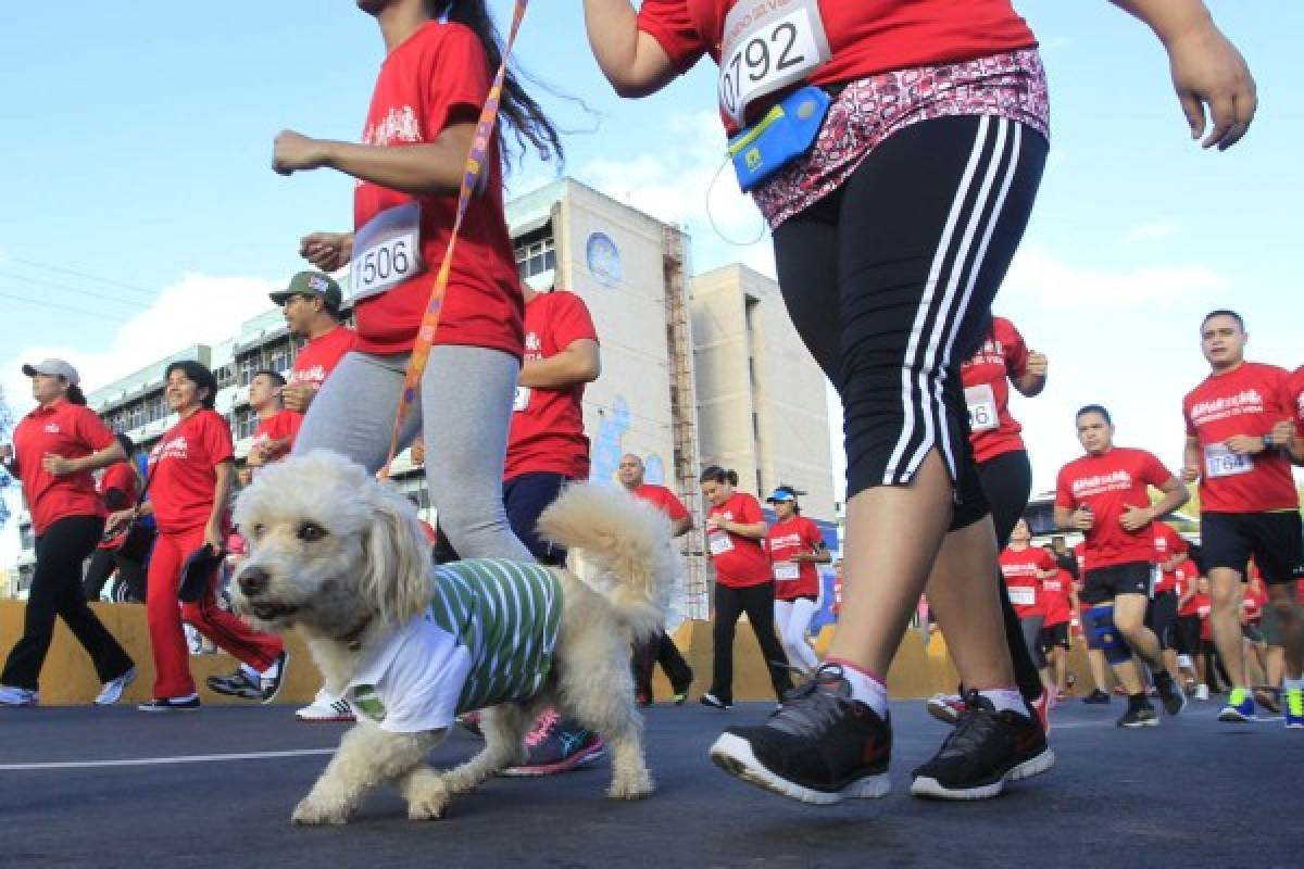 'Corriendo por la vida” fue todo un éxito en Tegucigalpa