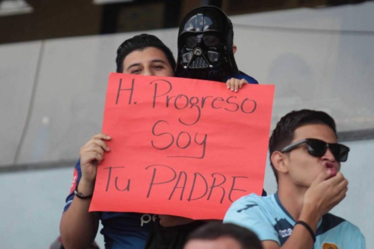 Darth Vader, un perrito azul y un detenido, entre lo más curioso de la gran final Motagua - Honduras de El Progreso