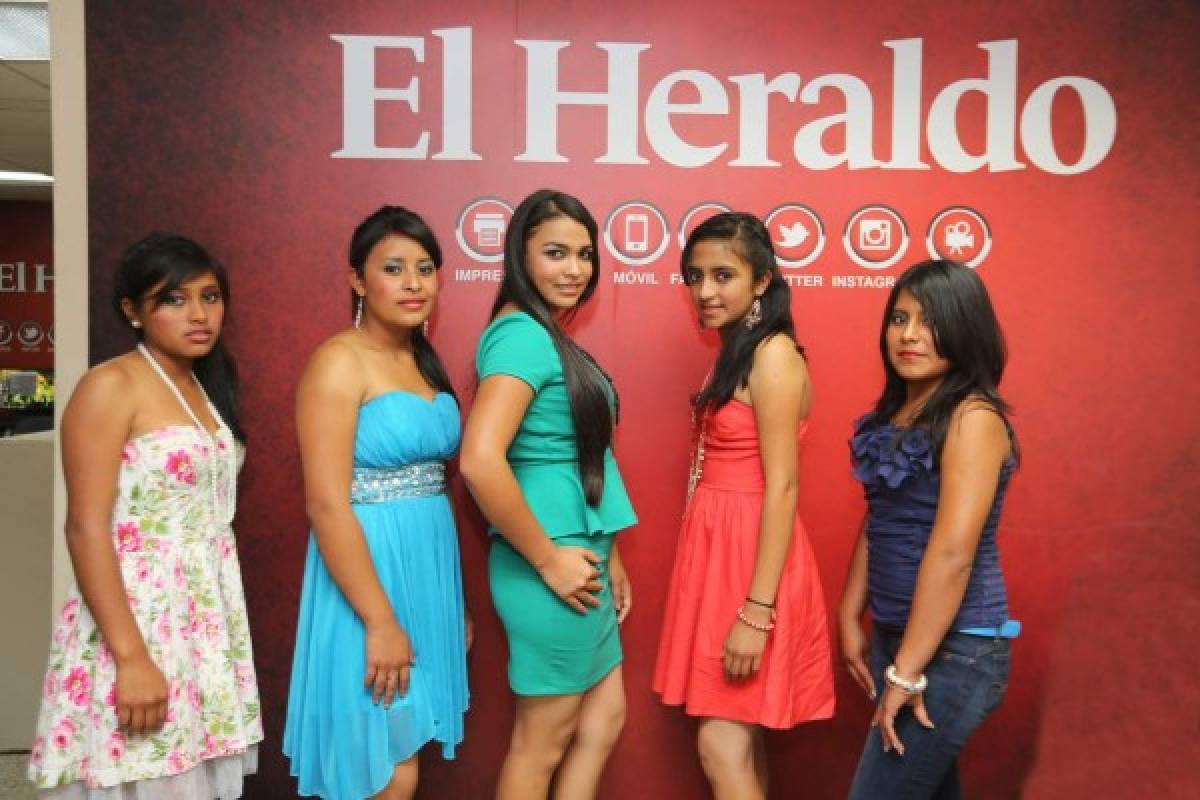 Candidatas de Lepaterique llegan a EL HERALDO