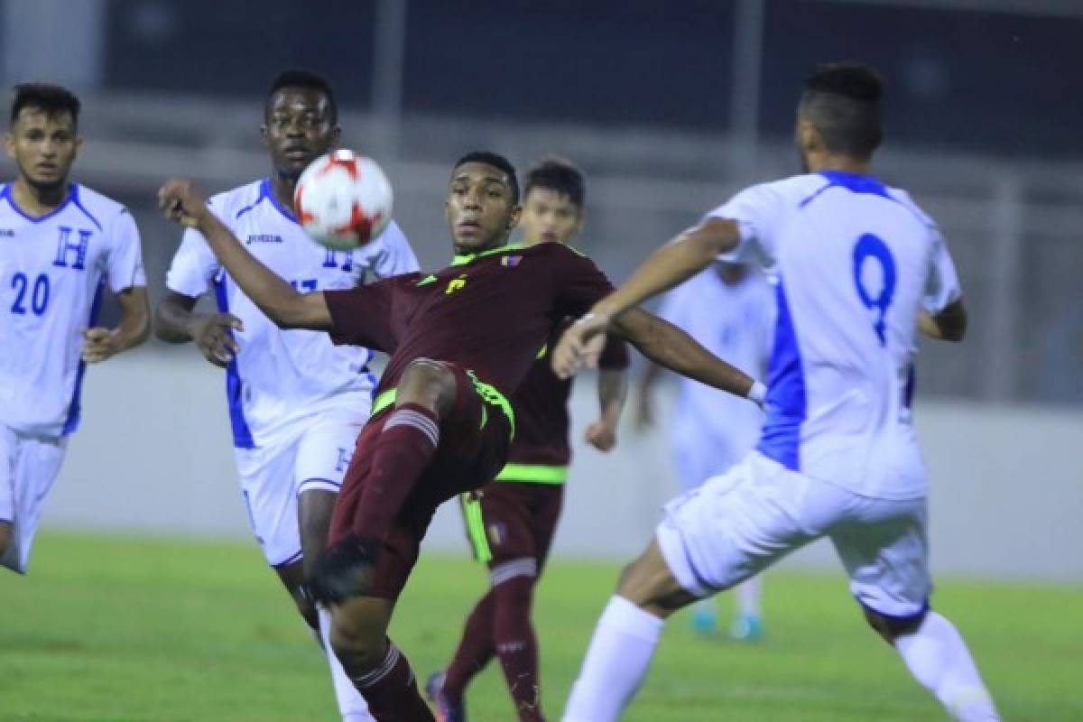 Rumbo a Corea del Sur: Sub 20 de Honduras empató 1-1 ante la selección de Venezuela