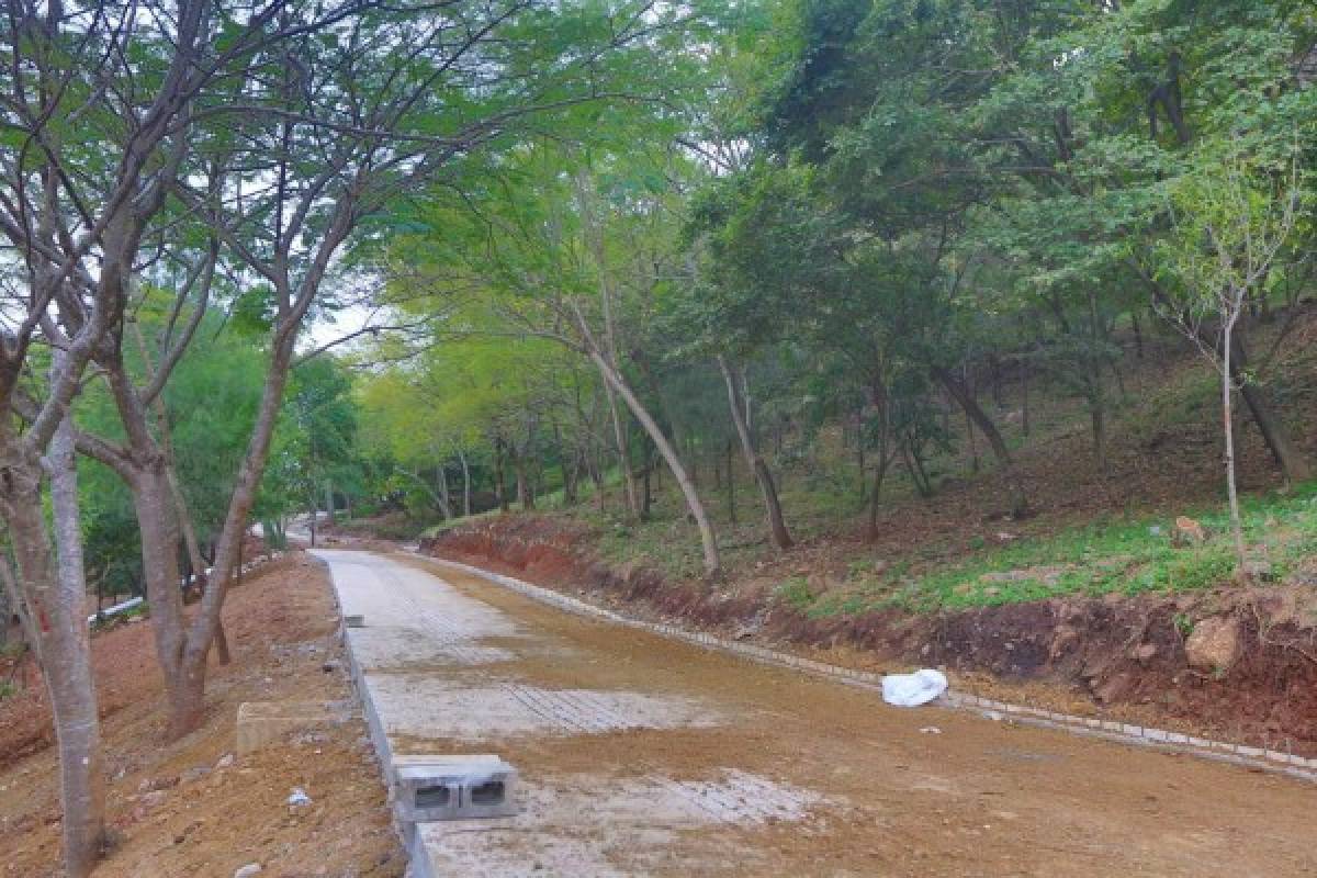 El primer sendero que en unas semanas será habilitado.