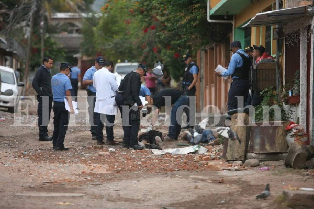 Matan a dos hombres en colonia San Miguel de la capital de Honduras