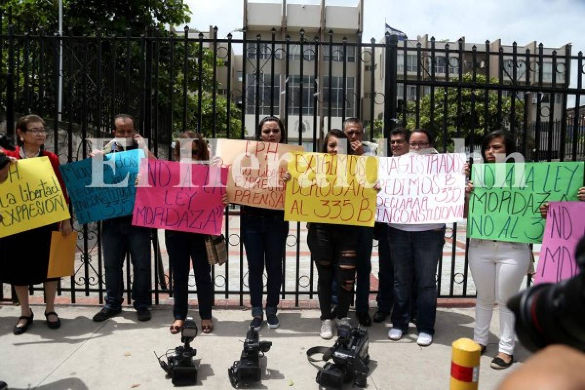 Periodistas dicen 'NO' al artículo 335B que coarta la libertad de expresión