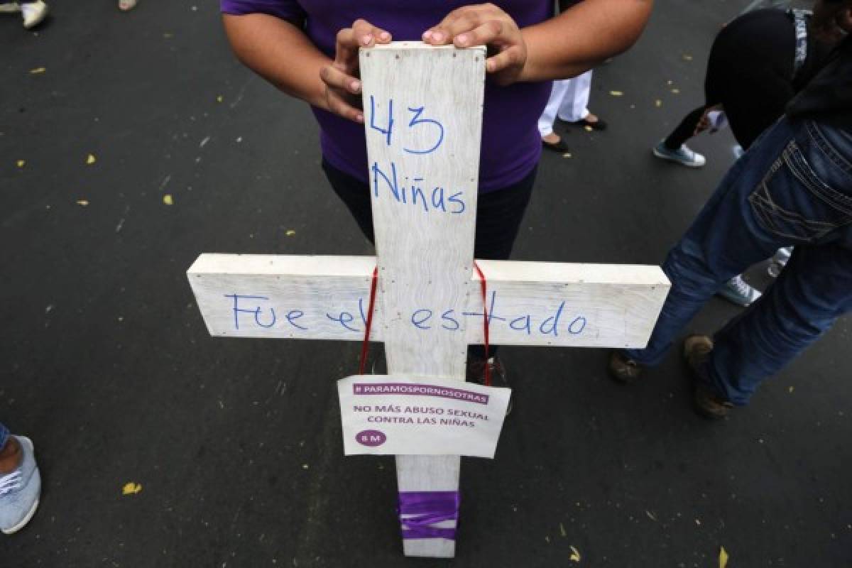 La muerte de las menores por inhalación de humo o por quemaduras conmocionó a Guatemala (Foto: AFP/ El Heraldo Honduras/ Noticias de Honduras)