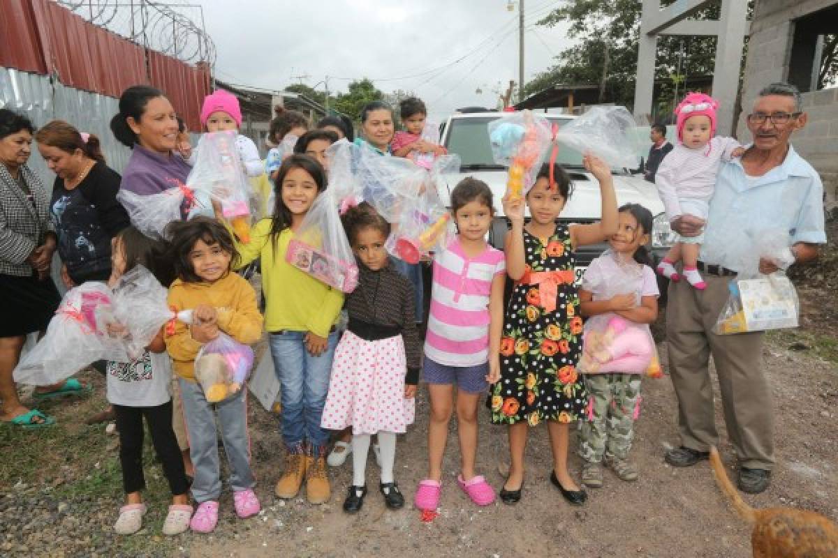 Reinó la felicidad entre los niños de la Villa Peniel