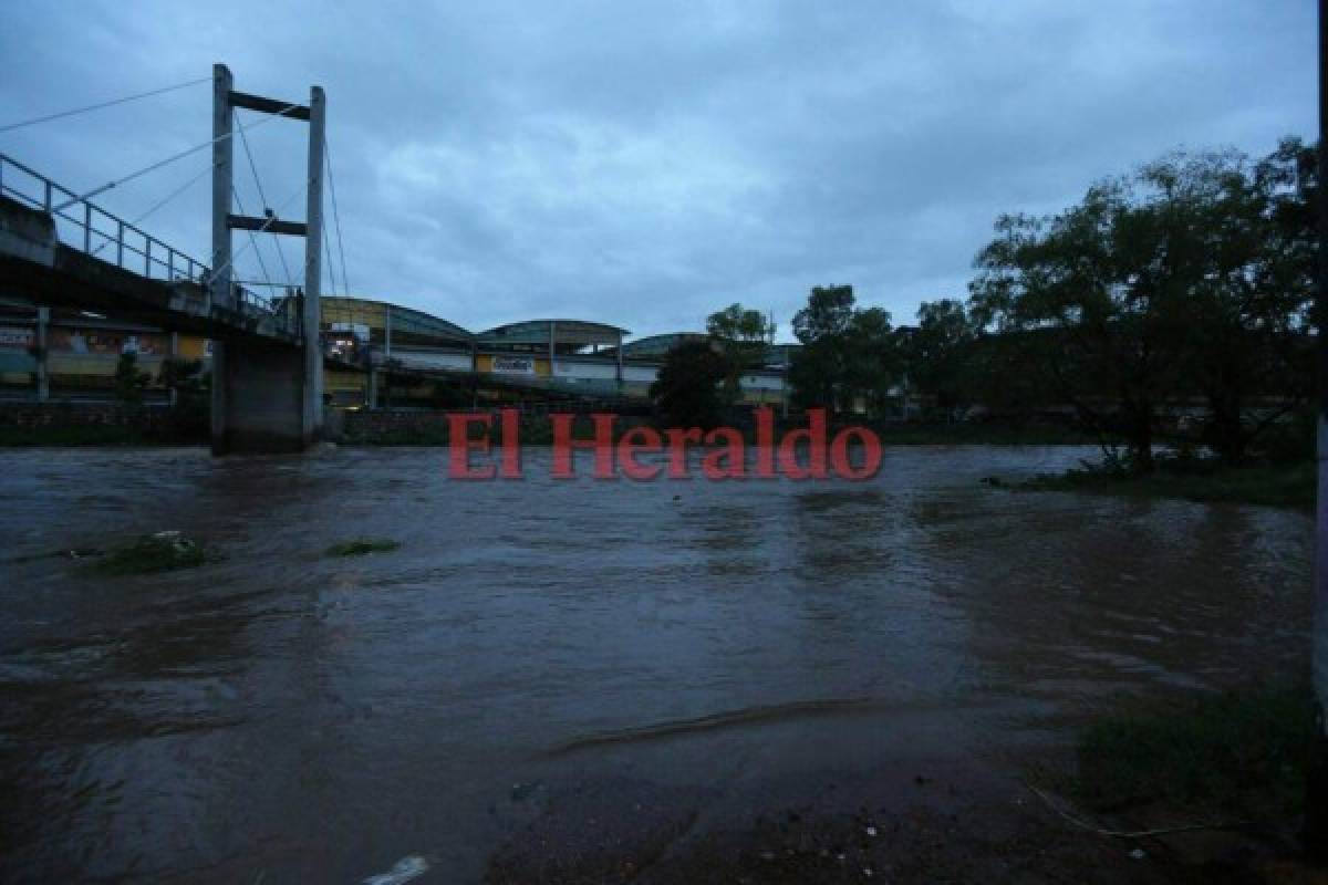 FOTOS: Así está la capital de Honduras ante imparable lluvia