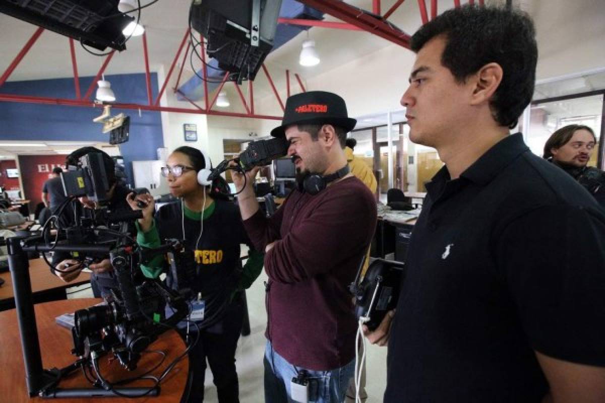 Michael Bendeck, visitó las oficinas de EL HERALDO en grabaciones de 'El Paletero' en 2016.