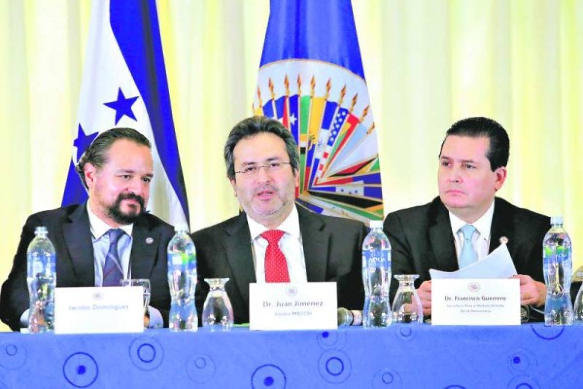 El 22 de febrero de 2016 se realizó la presentación oficial de la Misión de Apoyo contra la Corrupción y la Impunidad en Honduras (Maccih) por parte del Secretario General de la Organización de Estados Americanos (OEA), Luis Almagro.