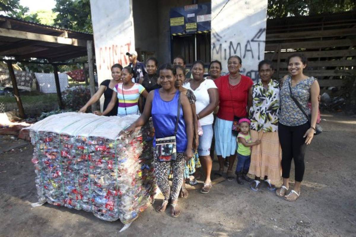 Mujeres misquitas impulsoras del reciclaje
