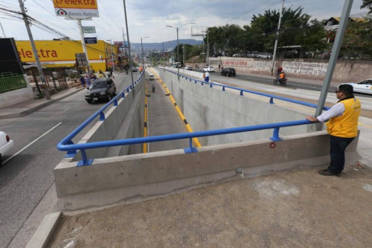 Habilitados dos nuevos túneles en Tegucigalpa