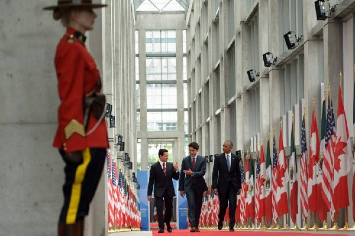 Reunión de Obama, Trudeau y Peña Nieto con el Brexit como telón de fondo
