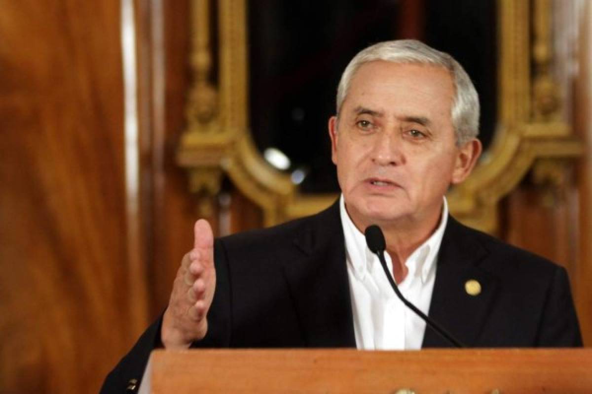 La carta de renuncia de Otto Pérez Molina