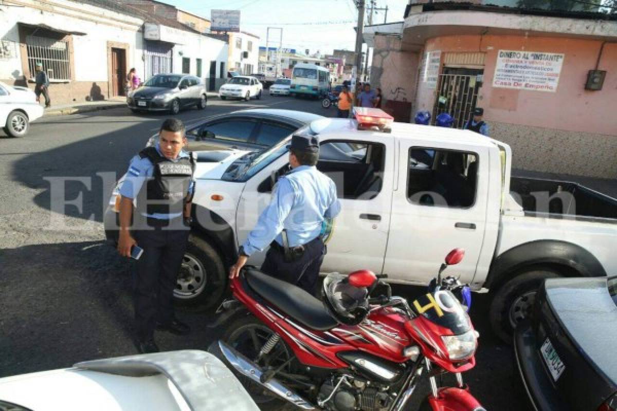 Autoridades se trasladaron hasta la sexta avenida, 14 calle del barrio Villa Adela, en Comayagüela.