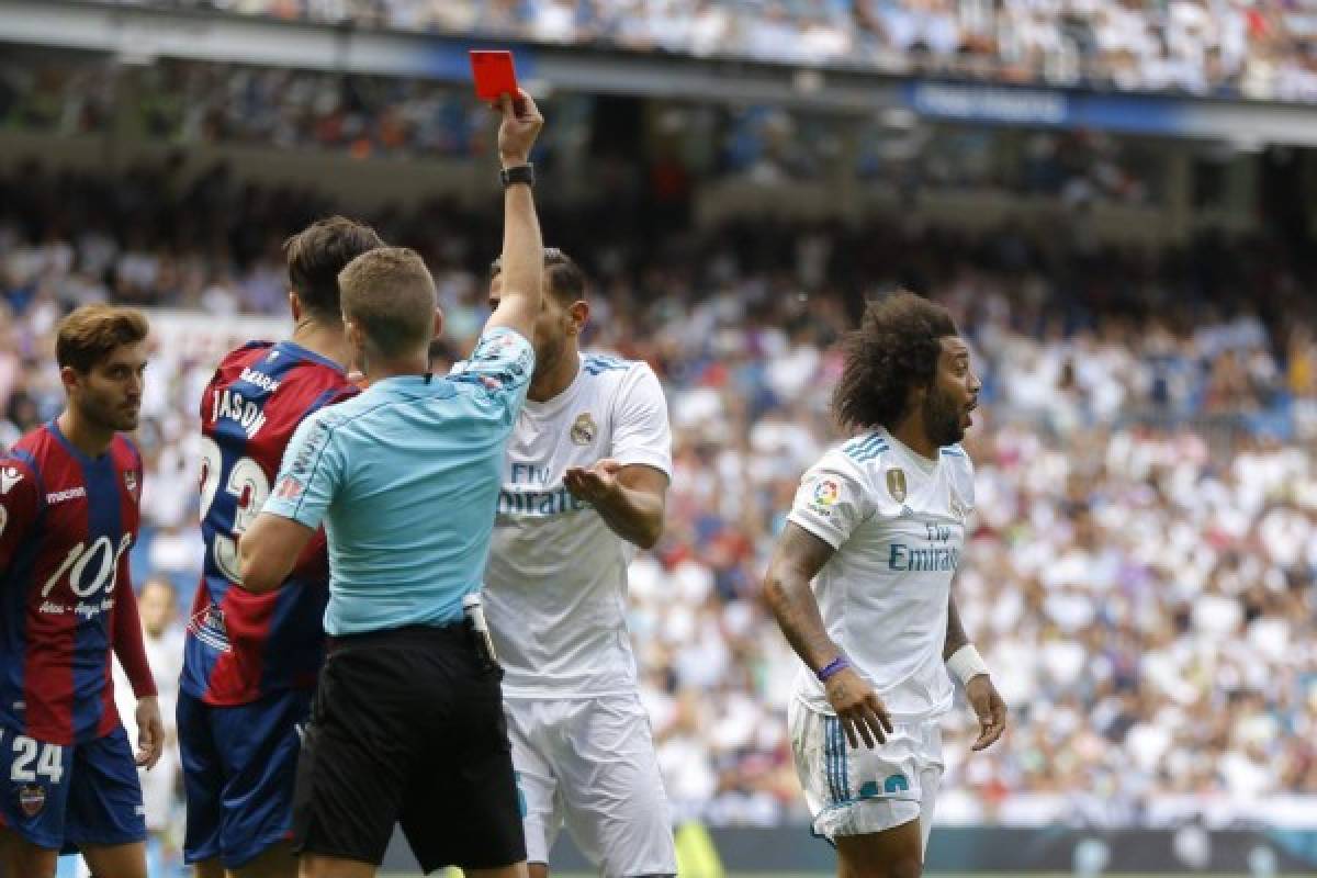 Marcelo suspendido dos partidos por dar una patada a jugador del Levante