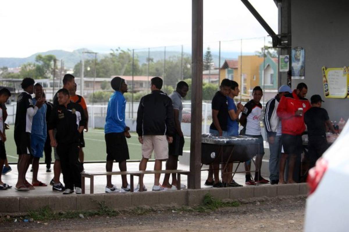 Un asado viene bien en el Olimpia