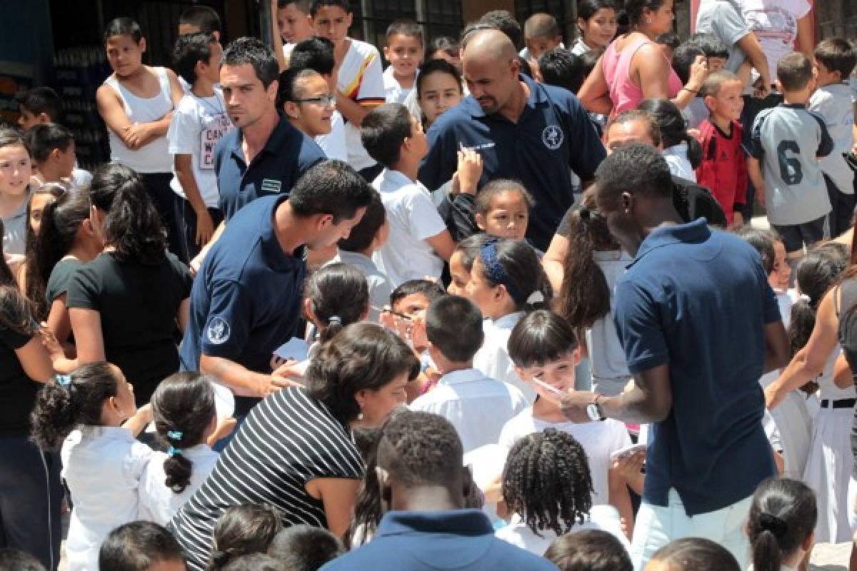 Motagua anota doblete en Escuelas Amigables con el Ambiente