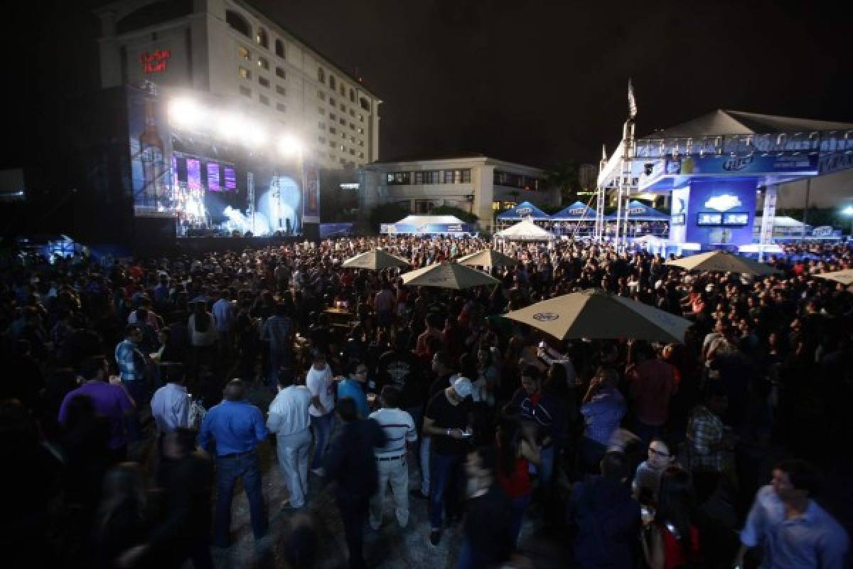 Rock, baile y diversión en la Miller Lite de Tegucigalpa