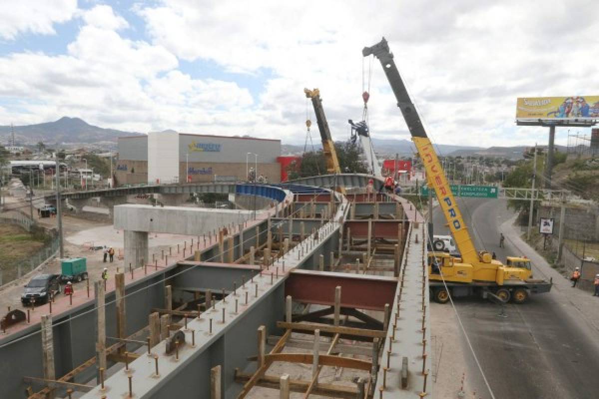 En abril finalizan puente en el bulevar Fuerzas Armadas de la capital de Honduras