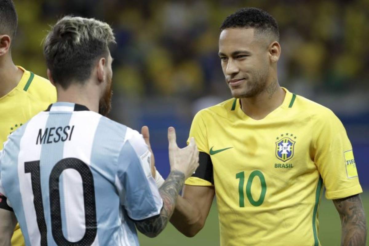 Neymar le gana el duelo a Messi con goleada de Brasil a Argentina