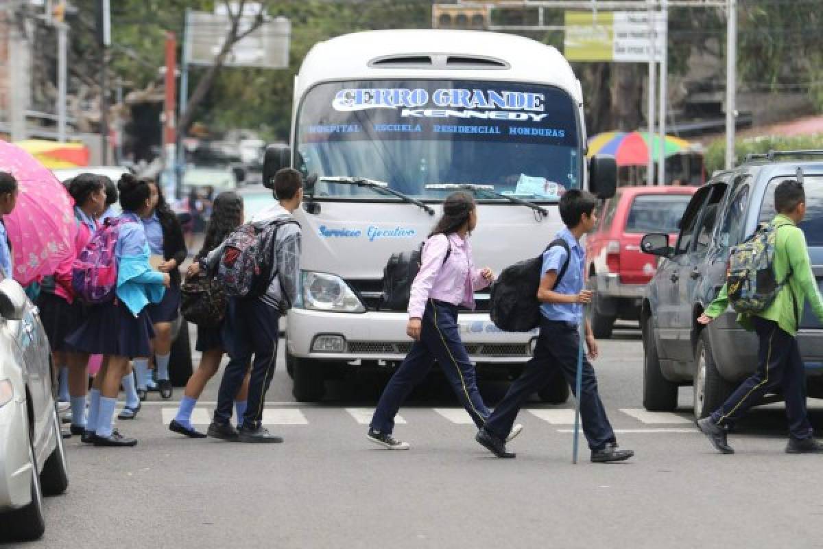 Buscan blindar a los estudiantes contra accidentes viales en la capital de Honduras