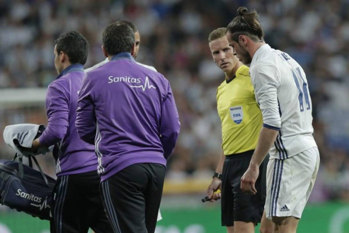 Gareth Bale salió lesionado del encuentro. (Fotos: Agencias/AP)