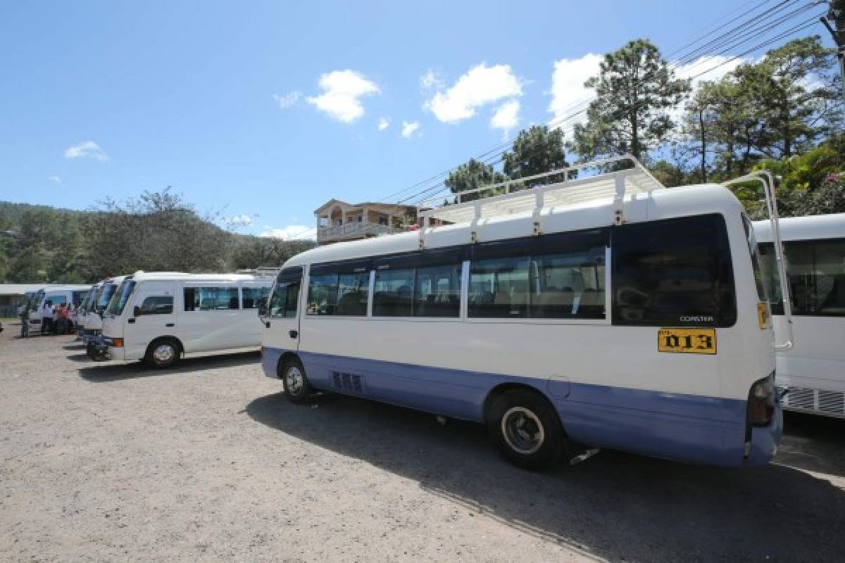 Botón de pánico funciona en más de 100 buses de la capital de Honduras