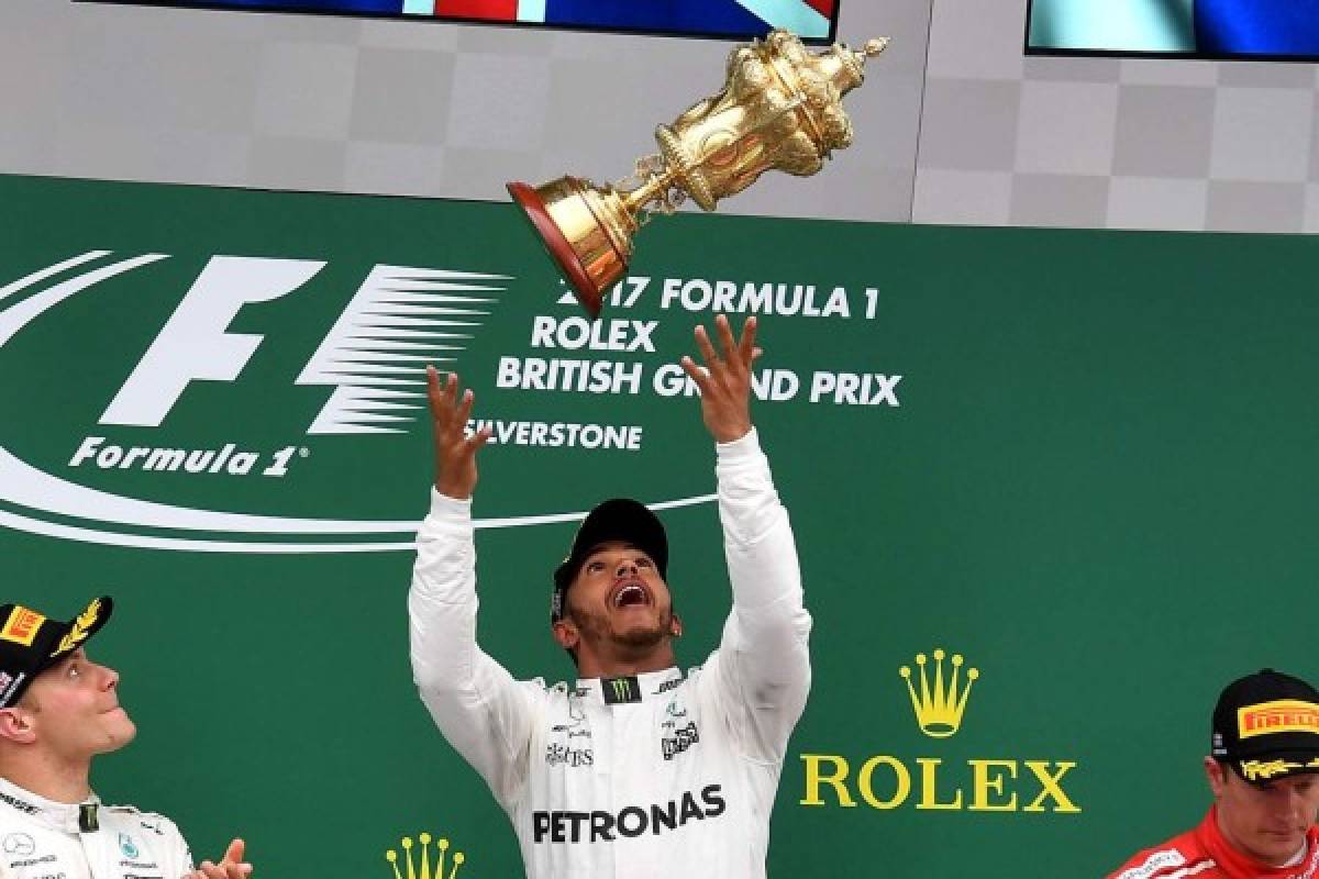 Lewis Hamilton gana por cuarta vez consecutiva el GP de Gran Bretaña