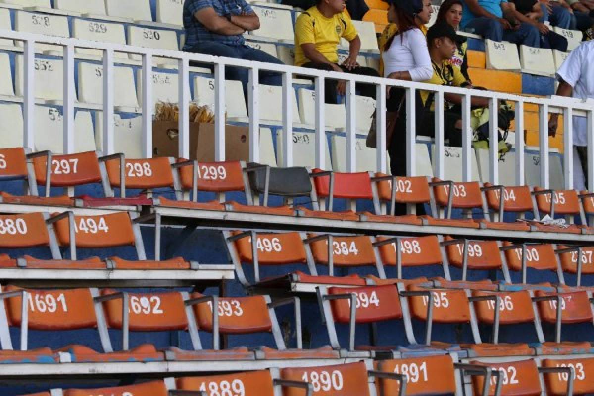 Gradas del estadio Nacional lucen descuidadas y sin color a pocas horas del clásico capitalino