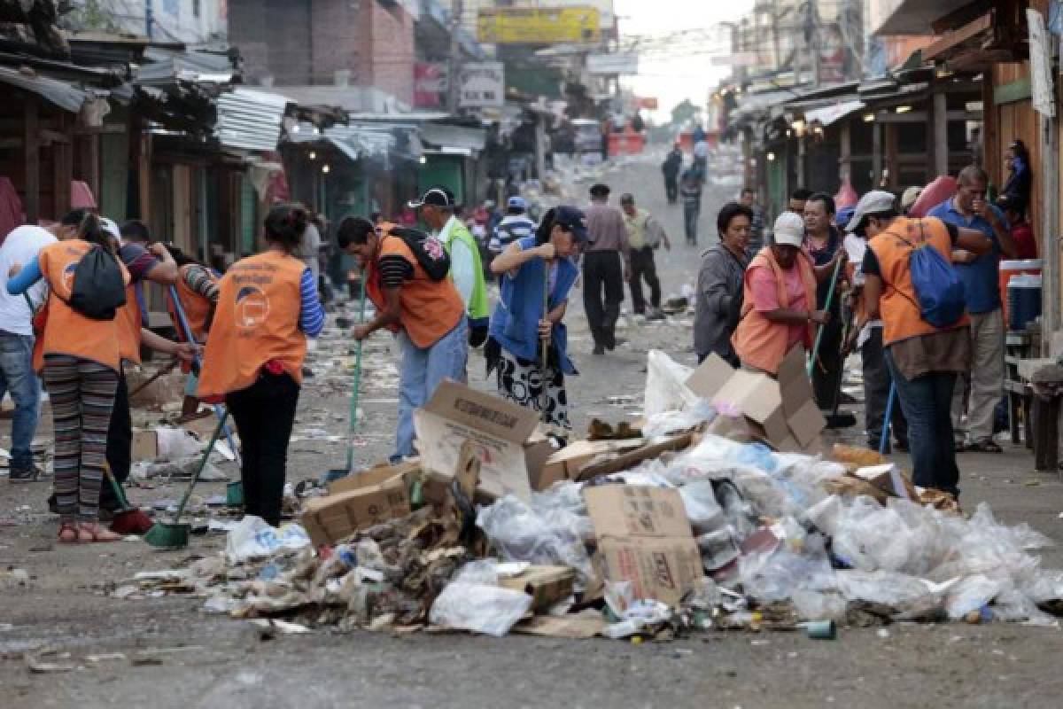 Héroes de la limpieza en Tegucigalpa sobreviven ni con la mitad del salario mínimo