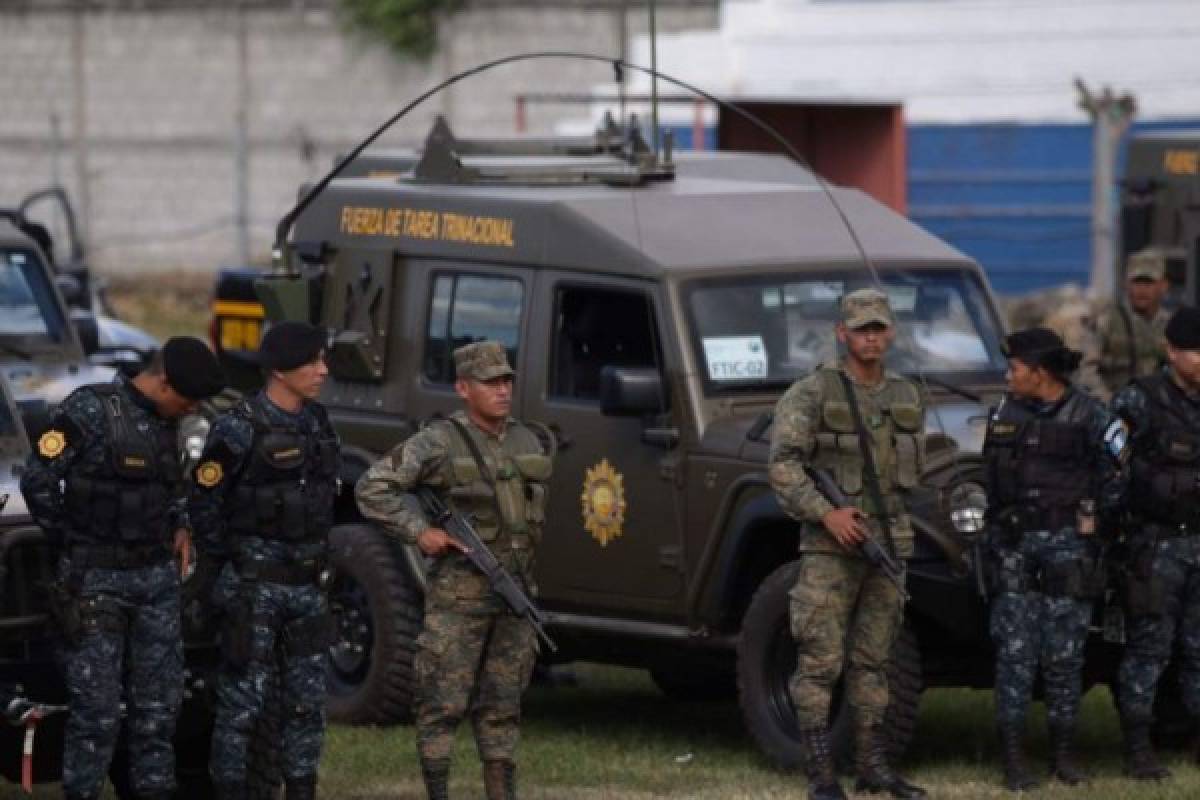 Presidentes del Triángulo Norte muestran fuerza para hacer frente a pandillas