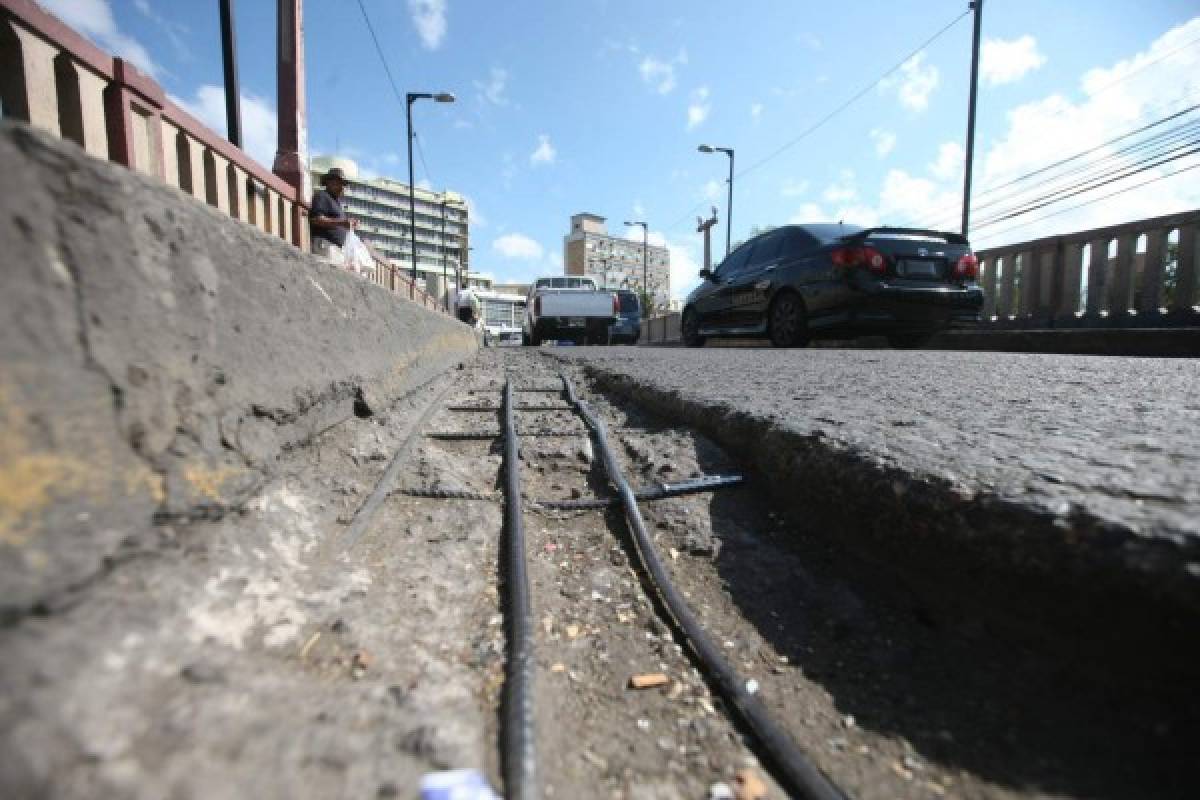 Honduras: Históricos puentes de la capital carecen de mantenimiento