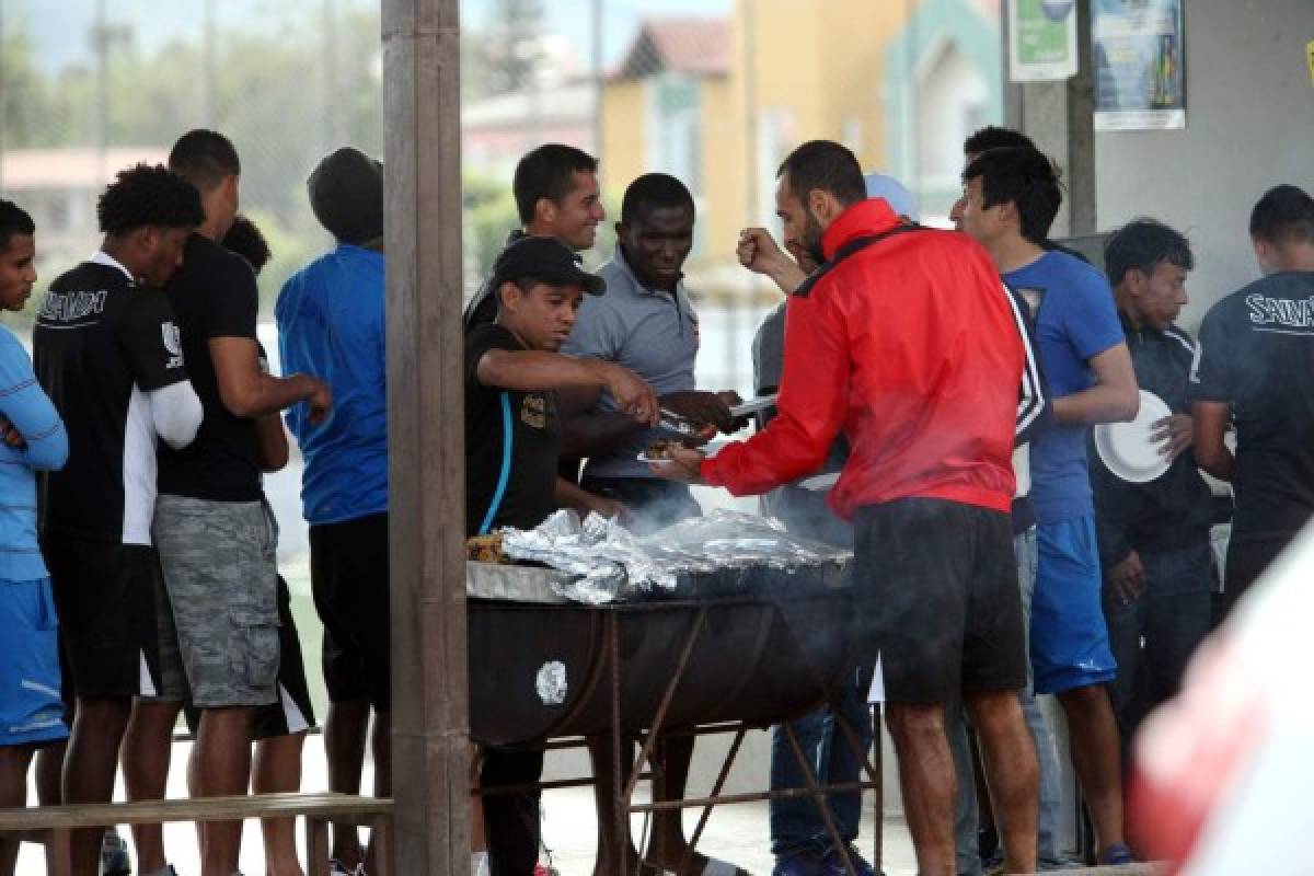 Un asado viene bien en el Olimpia