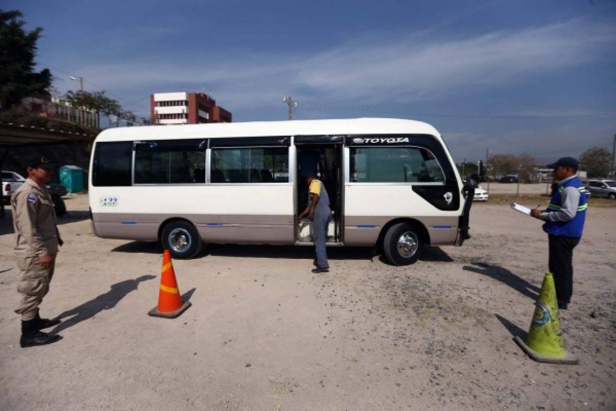 Más de 30 mil personas diarias saldrán desde terminales de buses de la capital de Honduras