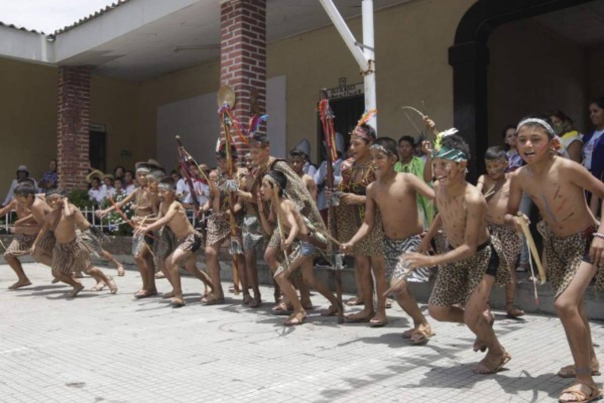 Escuelas conmemoran épica hazaña del cacique Lempira