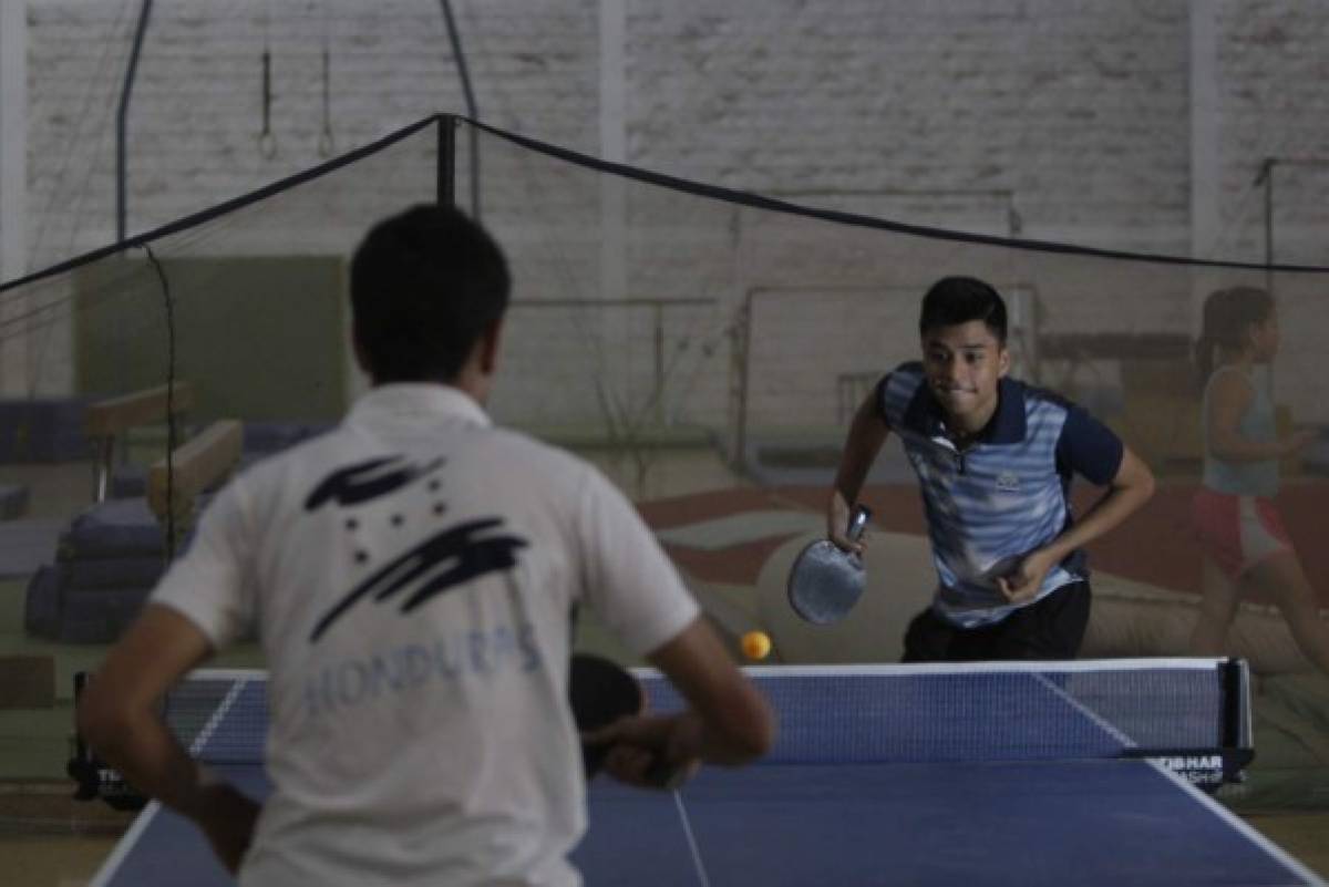 La mejor jugada de la selección hondureña de tenis de mesa