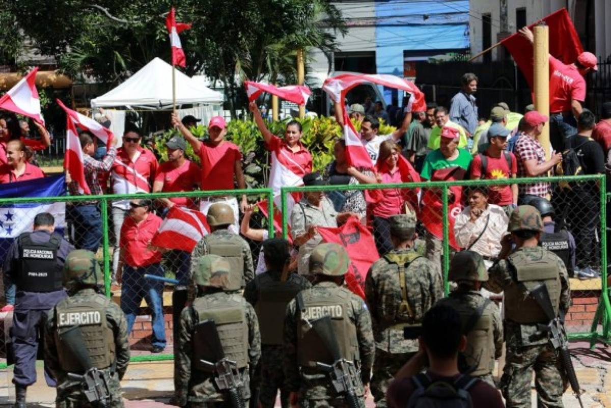 Honduras: En fotos, el revés a la Policía Militar