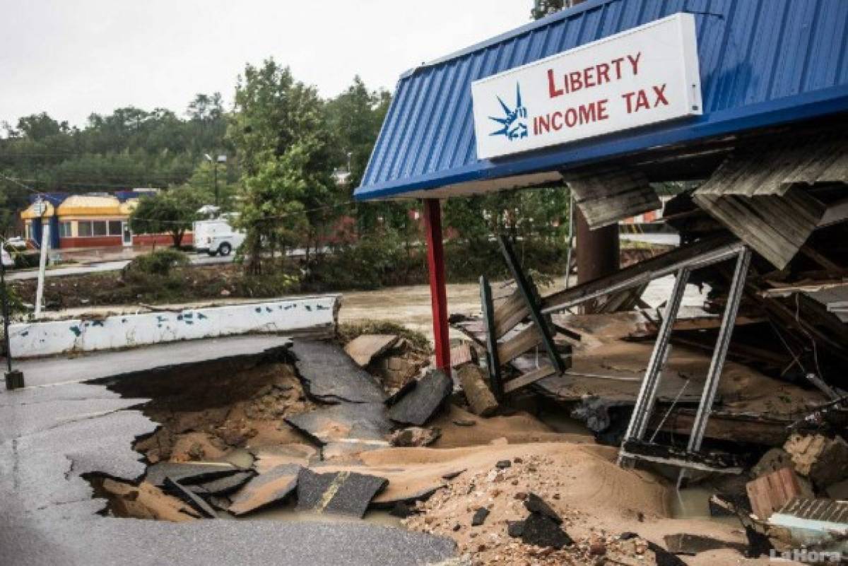 EEUU: inundaciones dejan 11 muertos en Carolina del Sur