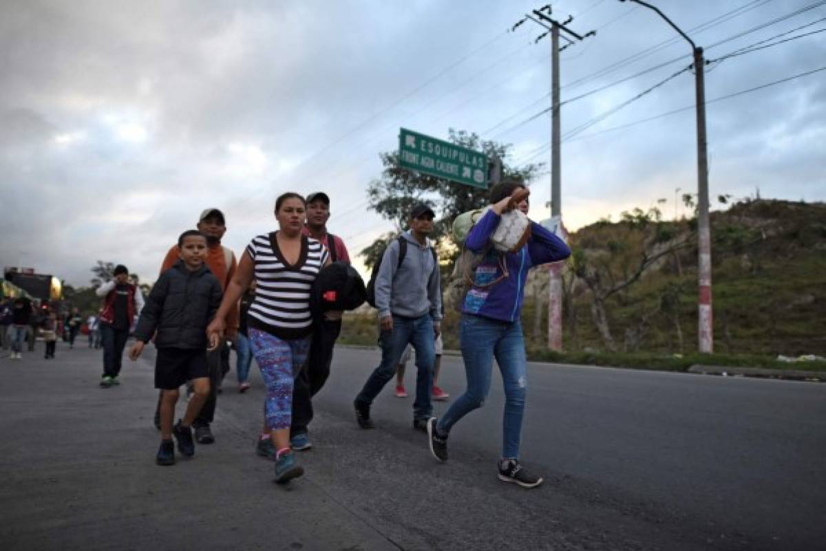 México le cerrará el paso a la caravana migrante que salió de Honduras