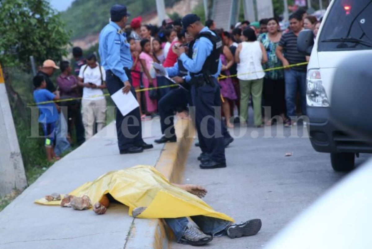 Un muerto y un herido en ataque criminal en aldea La Cuesta de la capital de Honduras